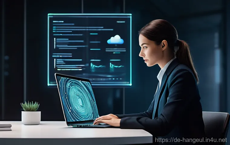 한글과 구글 문서 비교 - **Prompt 2: Real-time Collaboration in the Cloud**
    A dynamic, overhead shot of a diverse team (3...