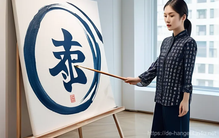 한글 서예의 역사 - **Prompt: "A serene, indoor scene depicting a focused, elderly Korean scholar. The scholar, dressed ...
