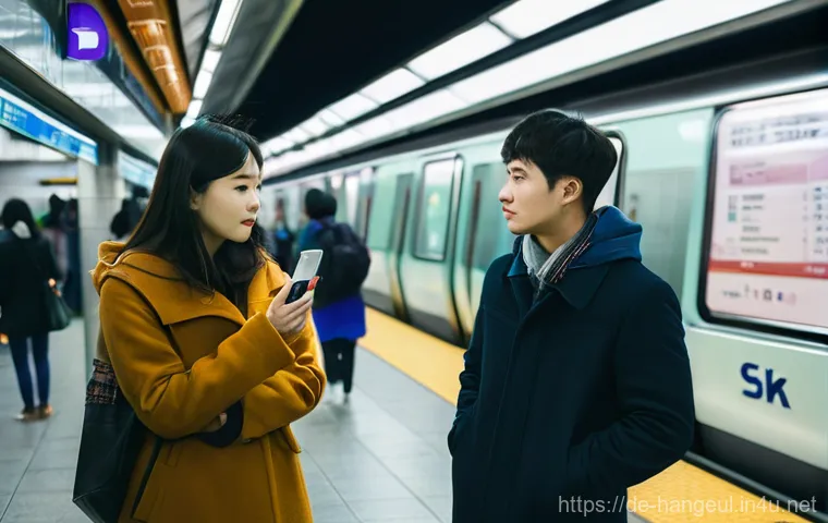 한글의 국제 표기법 - **Prompt:** A cozy and well-organized study space at home, illuminated by warm desk lamp light. A yo...