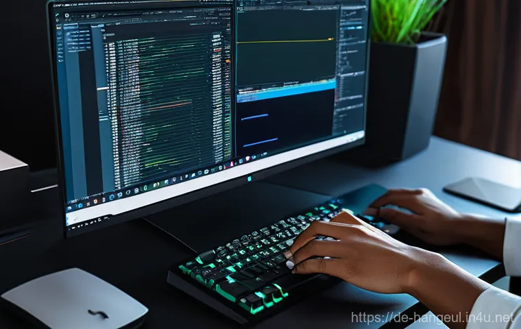 한글 문서 이미지 삽입 - **Prompt:** A dynamic and inviting scene featuring a professional female blogger, in her late 20s to...